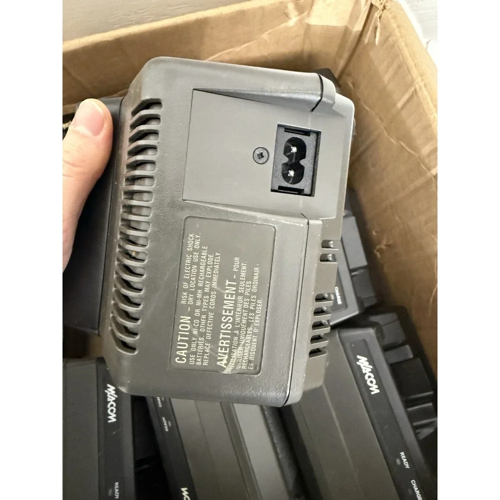 Lot Of 10 M/A-COM P7100 P7200 JAGUAR RAPID BATTERY DESKTOP CHARGER BML 161 78/20